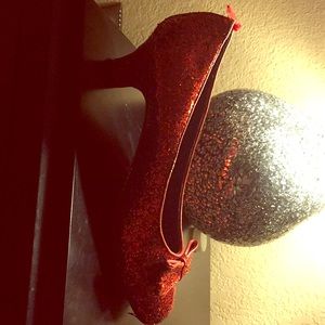 This is a high heel that looks like a slipper